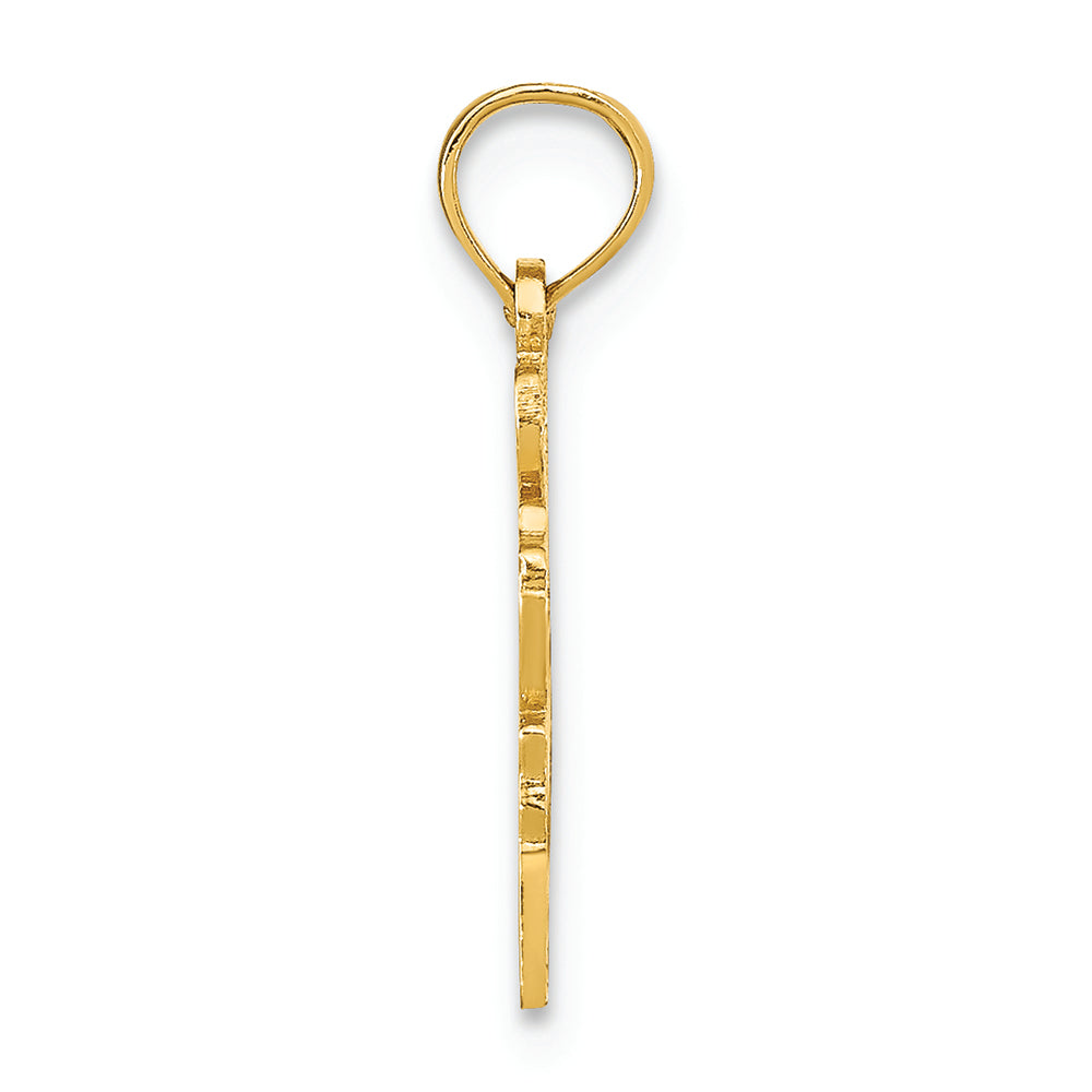 FJC Finejewelers 14k Yellow Gold Solid Oregon State Charm