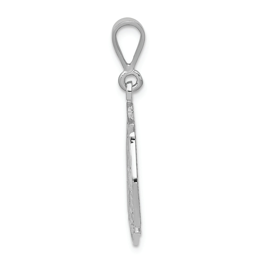 FJC Finejewelers 14k White Gold Fire Rescue Charm