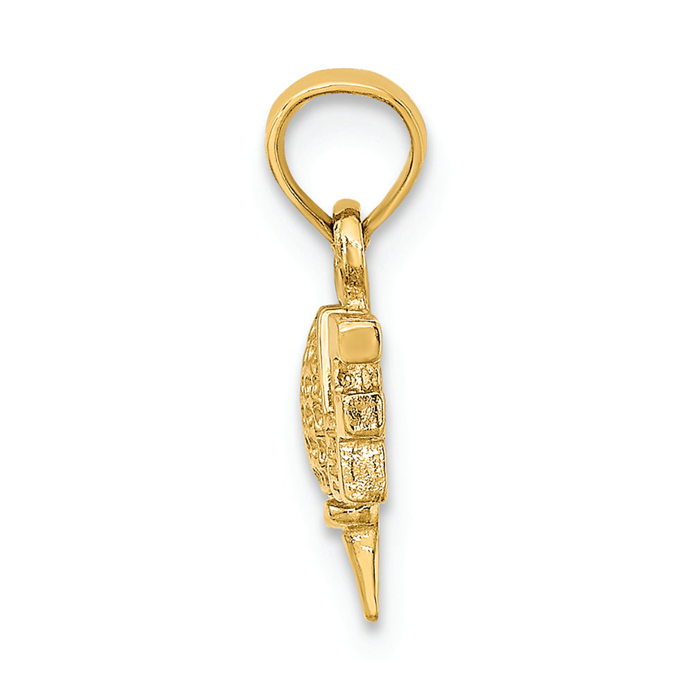 FJC Finejewelers 14k Yellow Gold Solid Polished Golf Charm