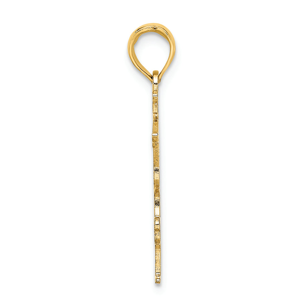 FJC Finejewelers 14k Yellow Gold Solid Polished Gymnast Charm