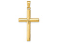 FJC Finejewelers 14k Yellow Gold Polished Cross Charm