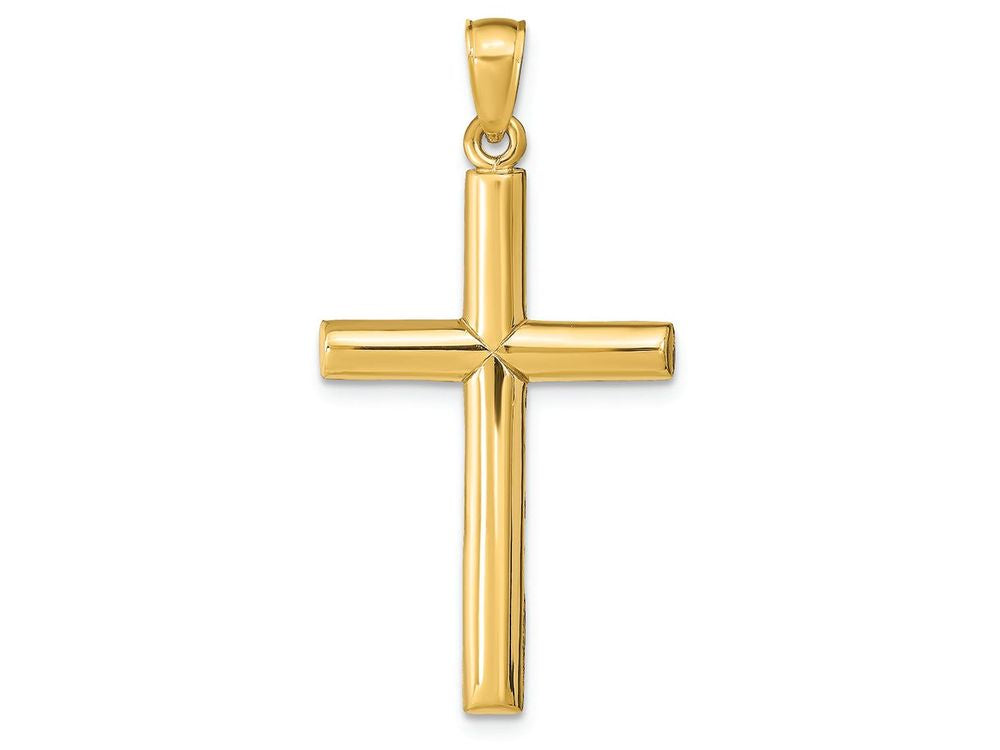 FJC Finejewelers 14k Yellow Gold Polished Cross Charm