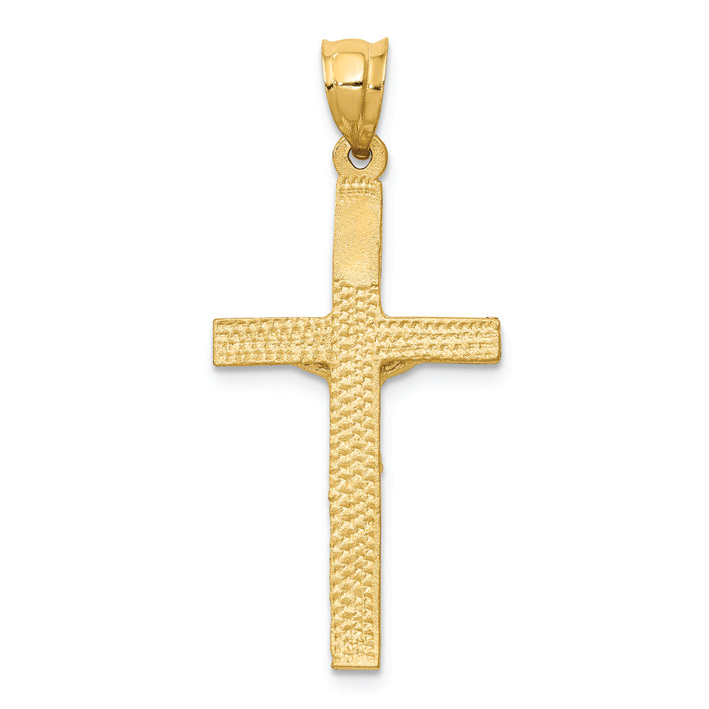 FJC Finejewelers 14k Yellow Gold Crucifix Charm