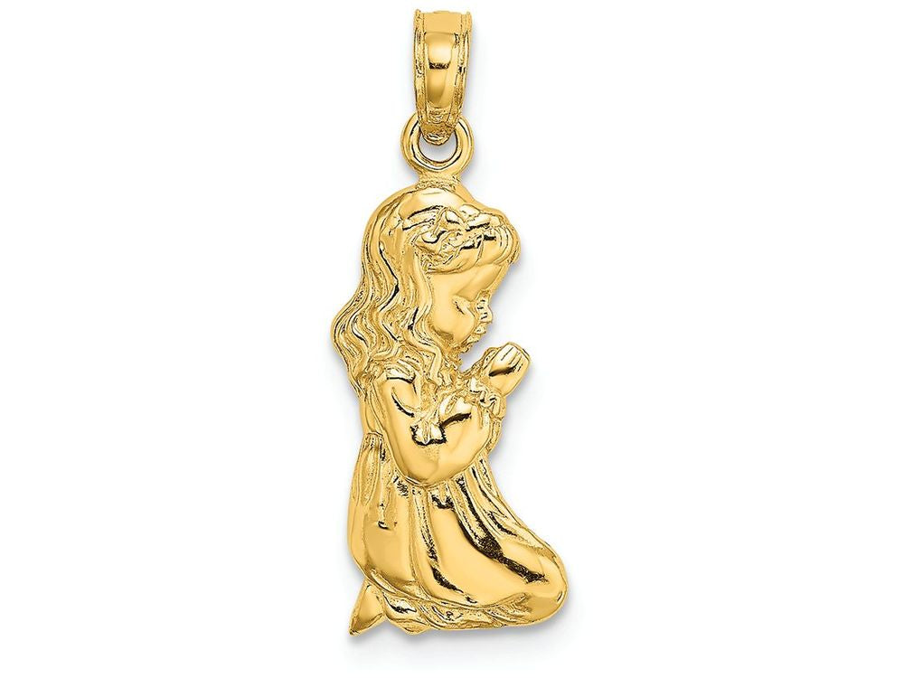 FJC Finejewelers 14k Yellow Gold Praying Girl Charm