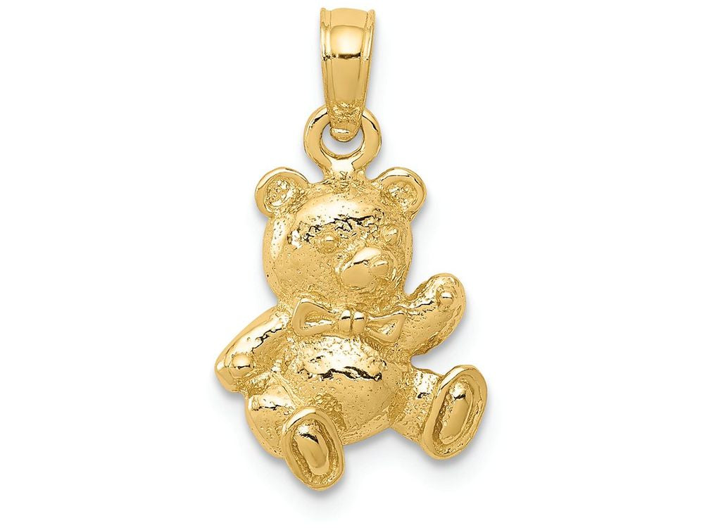 FJC Finejewelers 14k Yellow Gold Teddy Bear Charm