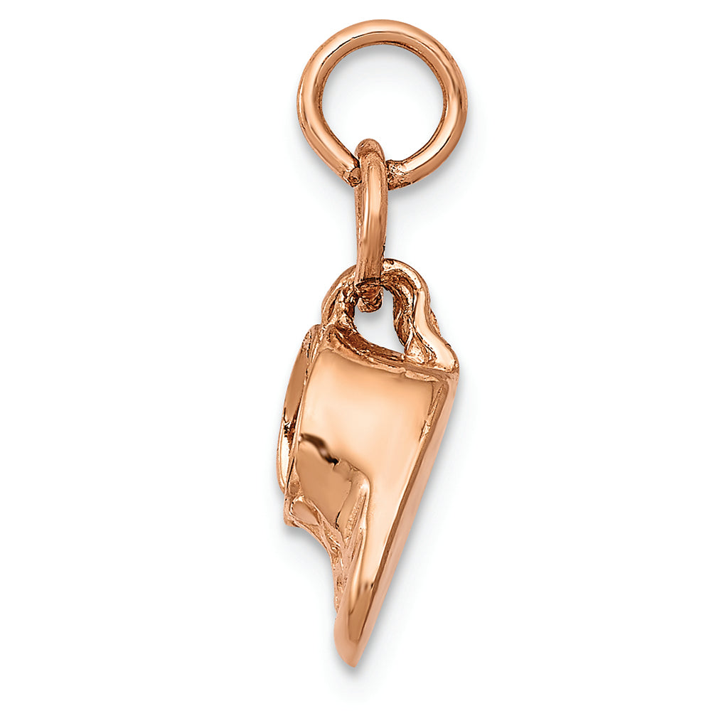 FJC Finejewelers 14k Rose Gold Baby Shoes Charm