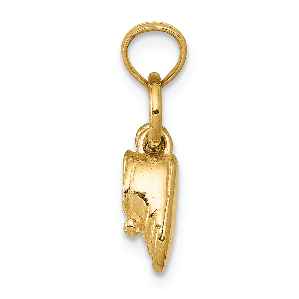 FJC Finejewelers 14k Yellow Gold Baby Shoes Charm