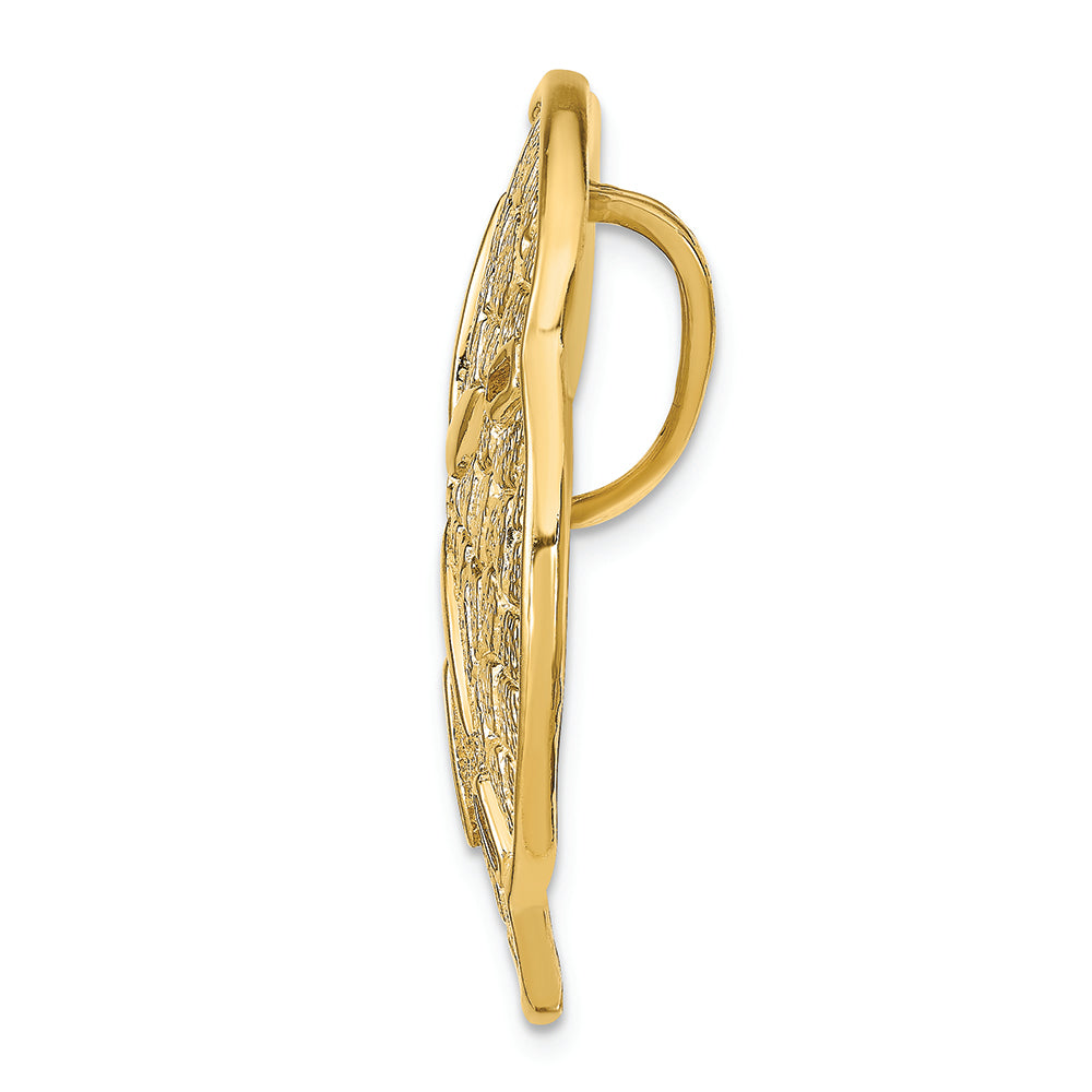 FJC Finejewelers 14k Yellow Gold Sand Dollar Slide Charm