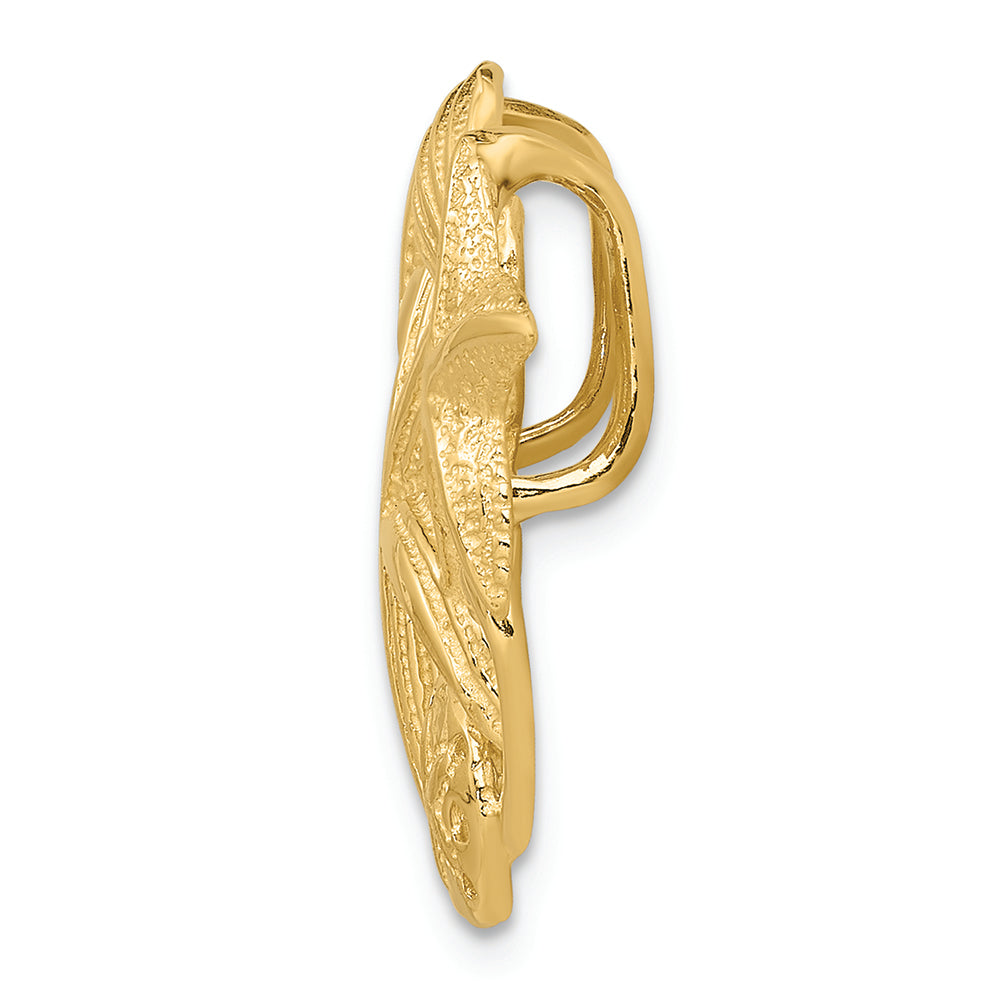 FJC Finejewelers 14k Yellow Gold Starfish Cluster Slide Charm