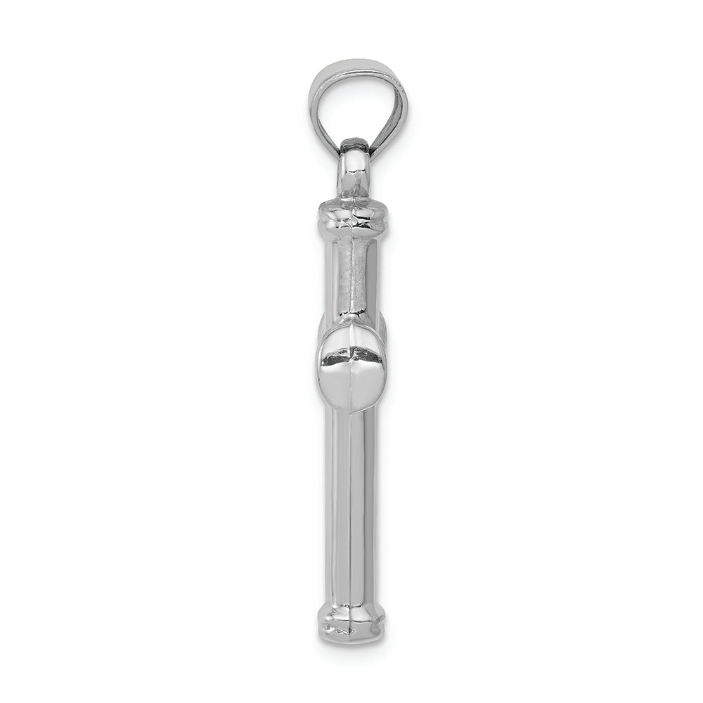 FJC Finejewelers 14k White Gold Polished Cross Charm