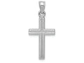 FJC Finejewelers 14k White Gold Cross Charm