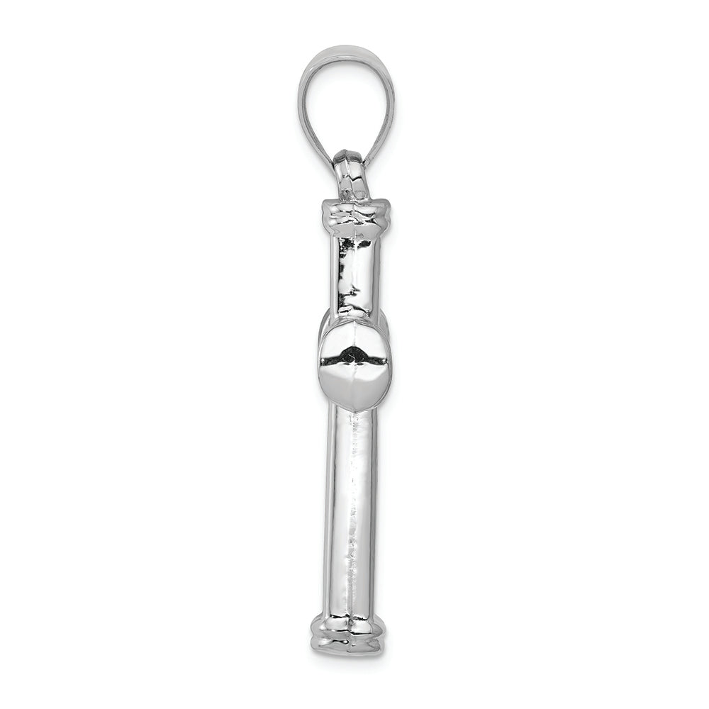 FJC Finejewelers 14k White Gold Hollow Cross Charm