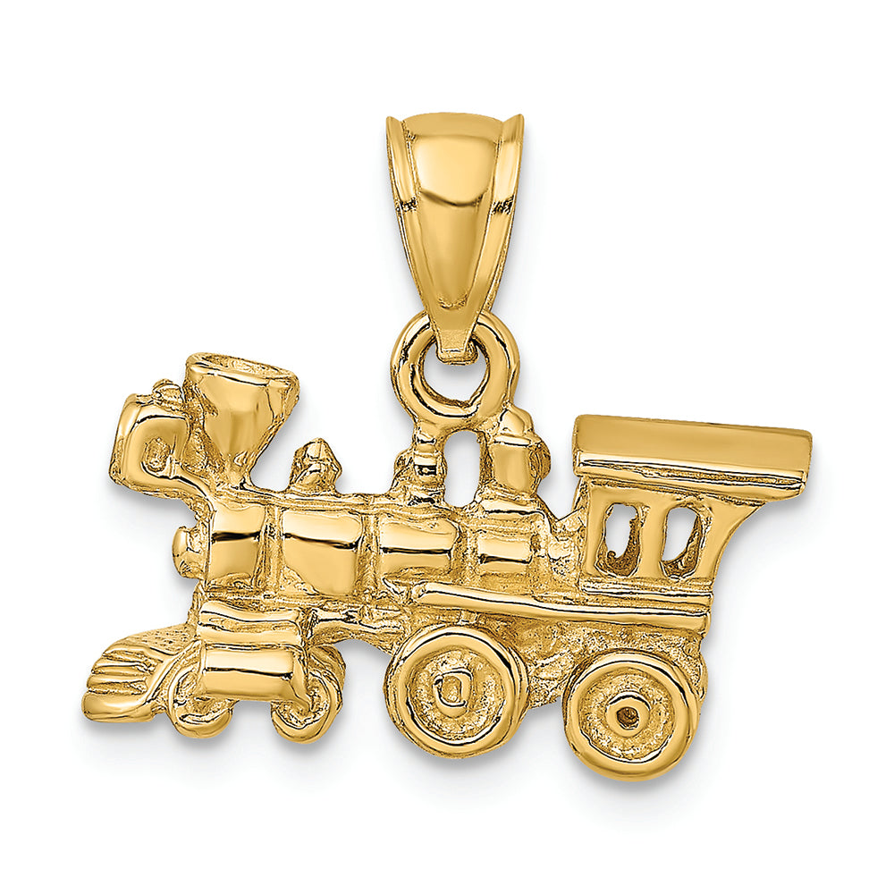 FJC Finejewelers 14k Yellow Gold 3d Locomotive Charm