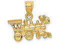 FJC Finejewelers 14k Yellow Gold 3d Locomotive Charm