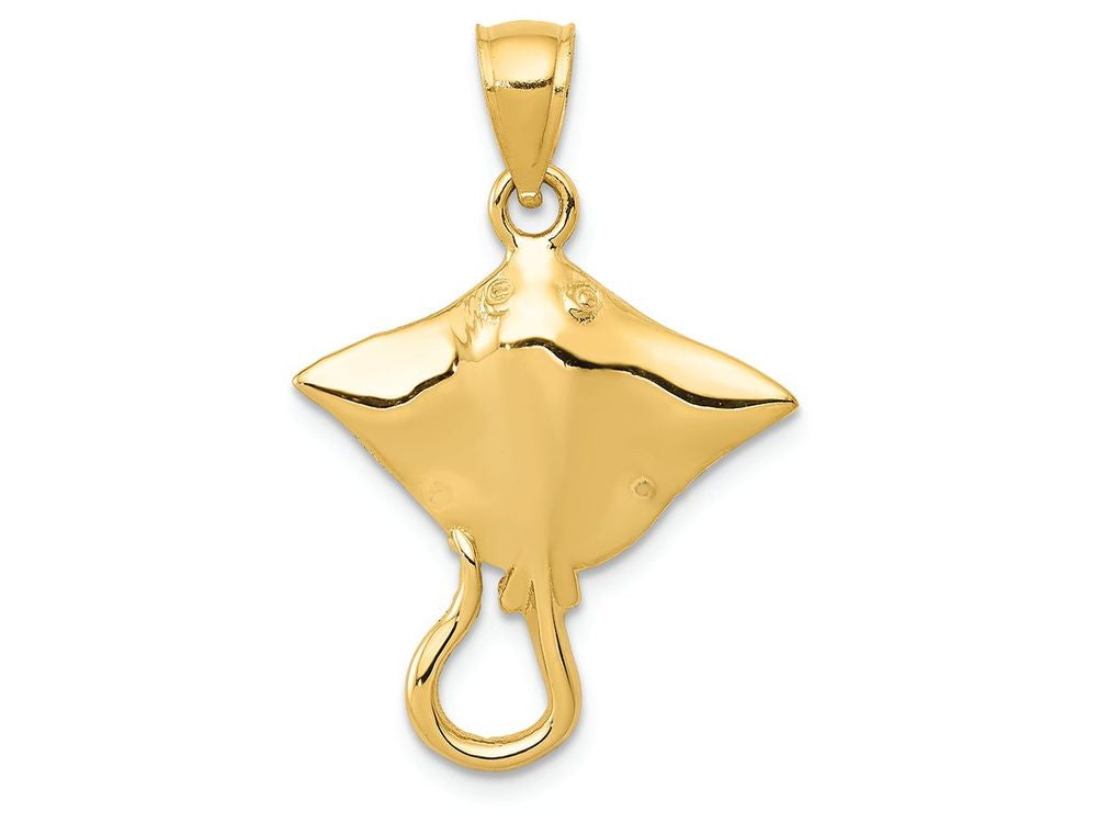 FJC Finejewelers 14k Yellow Gold Stingray Charm