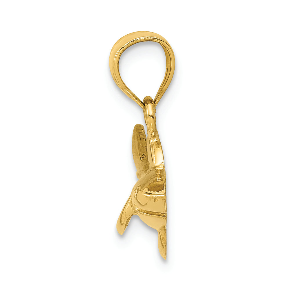 FJC Finejewelers 14k Yellow Gold Shark Charm