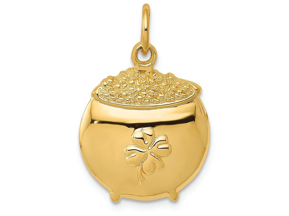 FJC Finejewelers 14k Pot Of Gold Charm