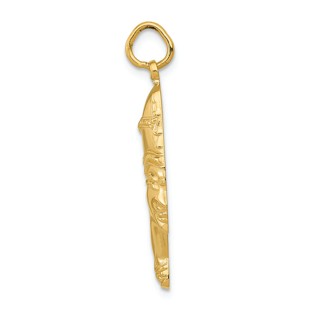 FJC Finejewelers 14k Yellow Gold Nefertiti Charm