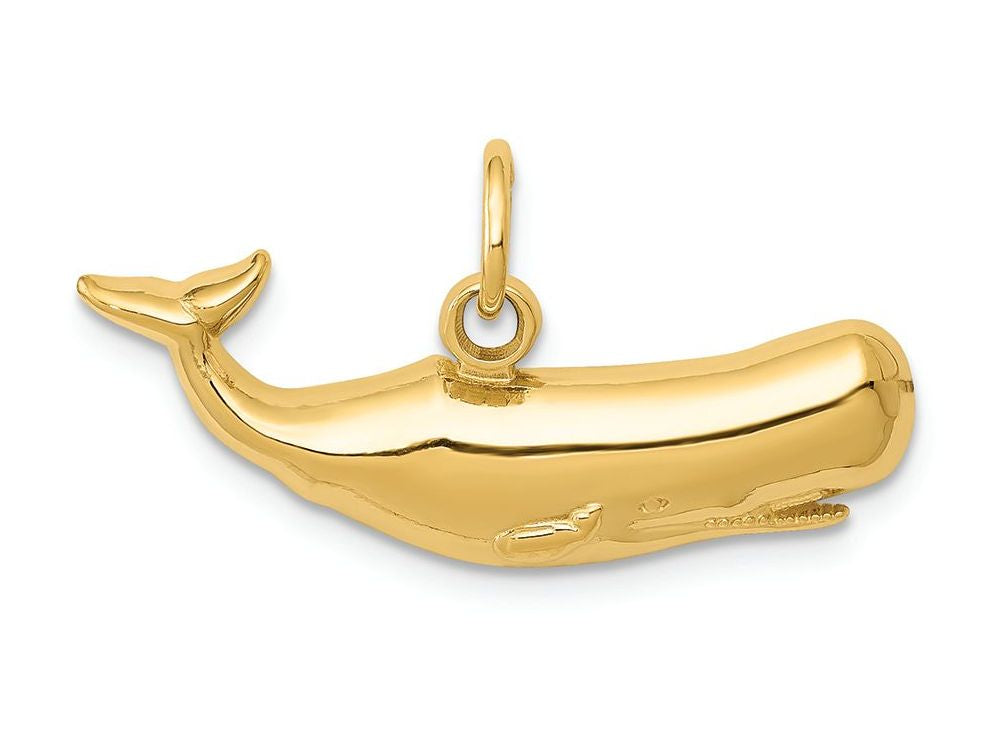 FJC Finejewelers 14k Yellow Gold Sperm Whale Charm