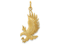 FJC Finejewelers 14k Yellow Gold American Bald Eagle Charm