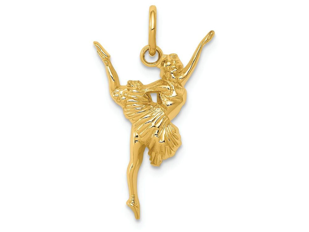 FJC Finejewelers 14k Yellow Gold Ballerina Charm