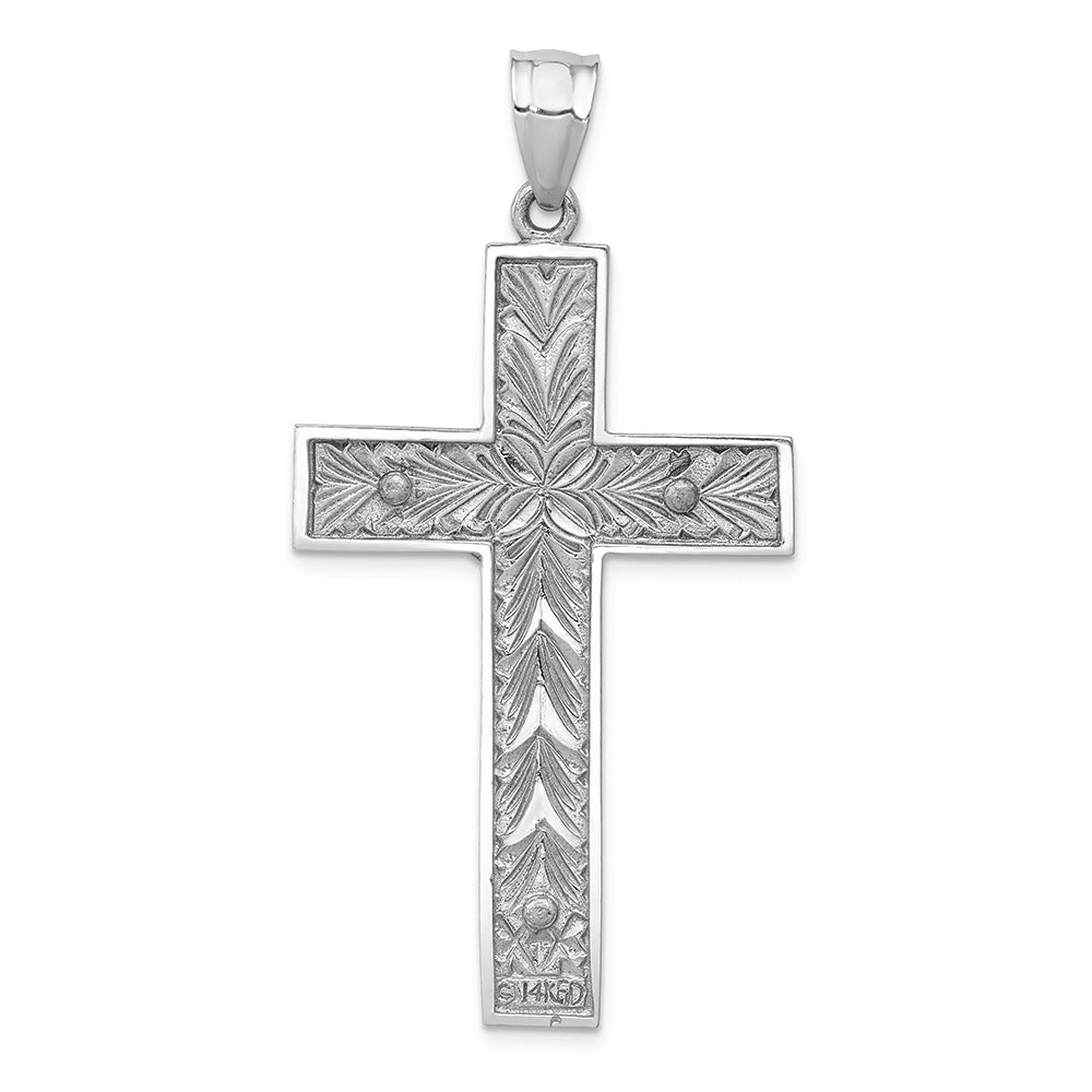 FJC Finejewelers 14k Two-tone Gold Crucifix Charm