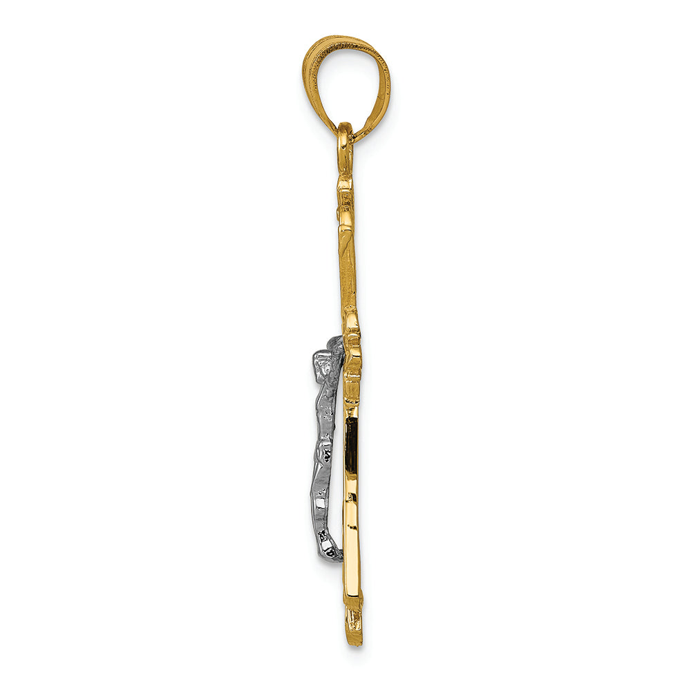 FJC Finejewelers 14k Two-tone Gold Charm