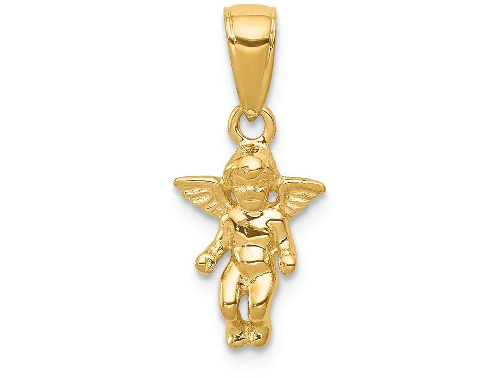 FJC Finejewelers 14k Yellow Gold Small Guardian Angel Charm