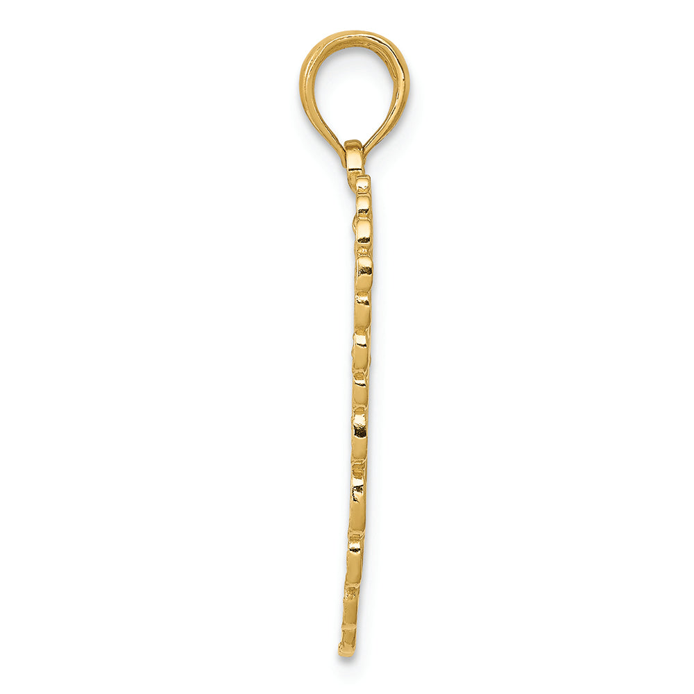 FJC Finejewelers 14k Yellow Gold Angel Wing Charm
