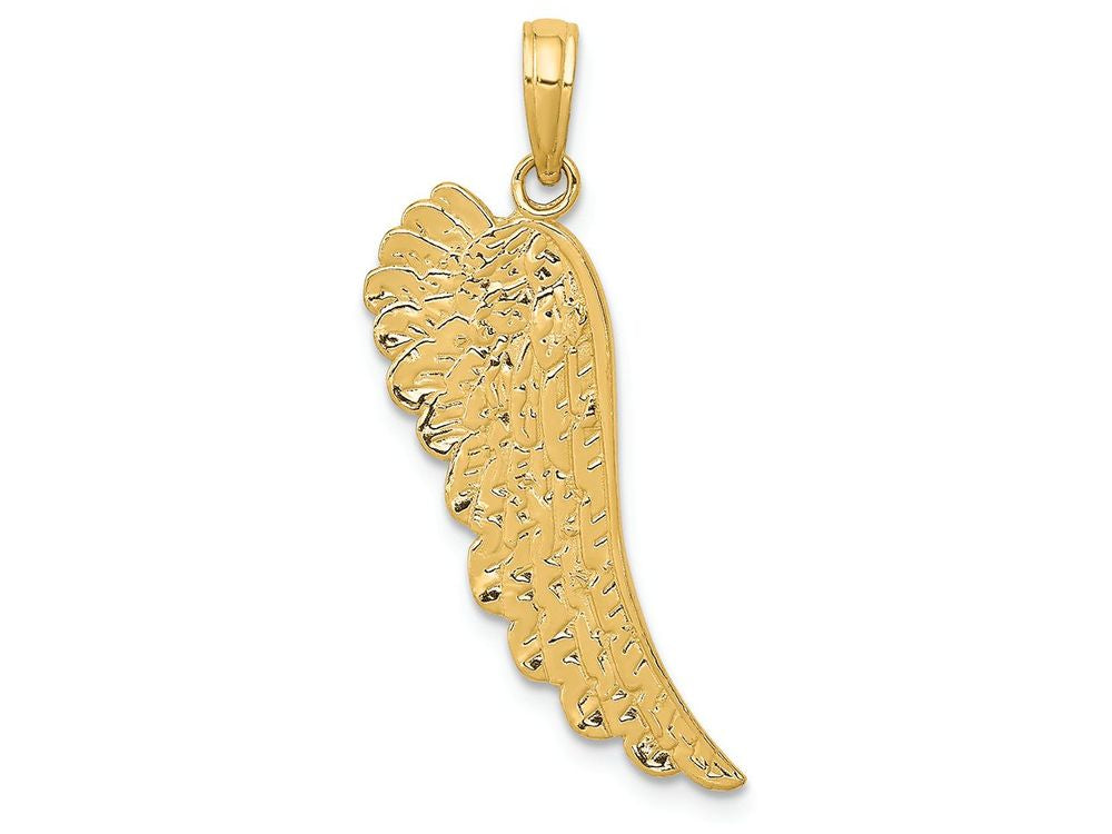 FJC Finejewelers 14k Yellow Gold Angel Wing Charm