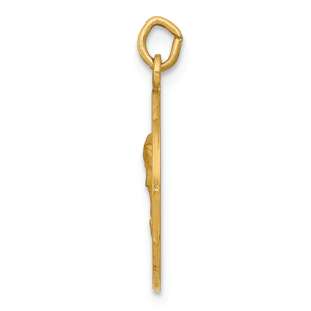 FJC Finejewelers 14k Yellow Gold Our Lady Of Sorrows Medal Charm