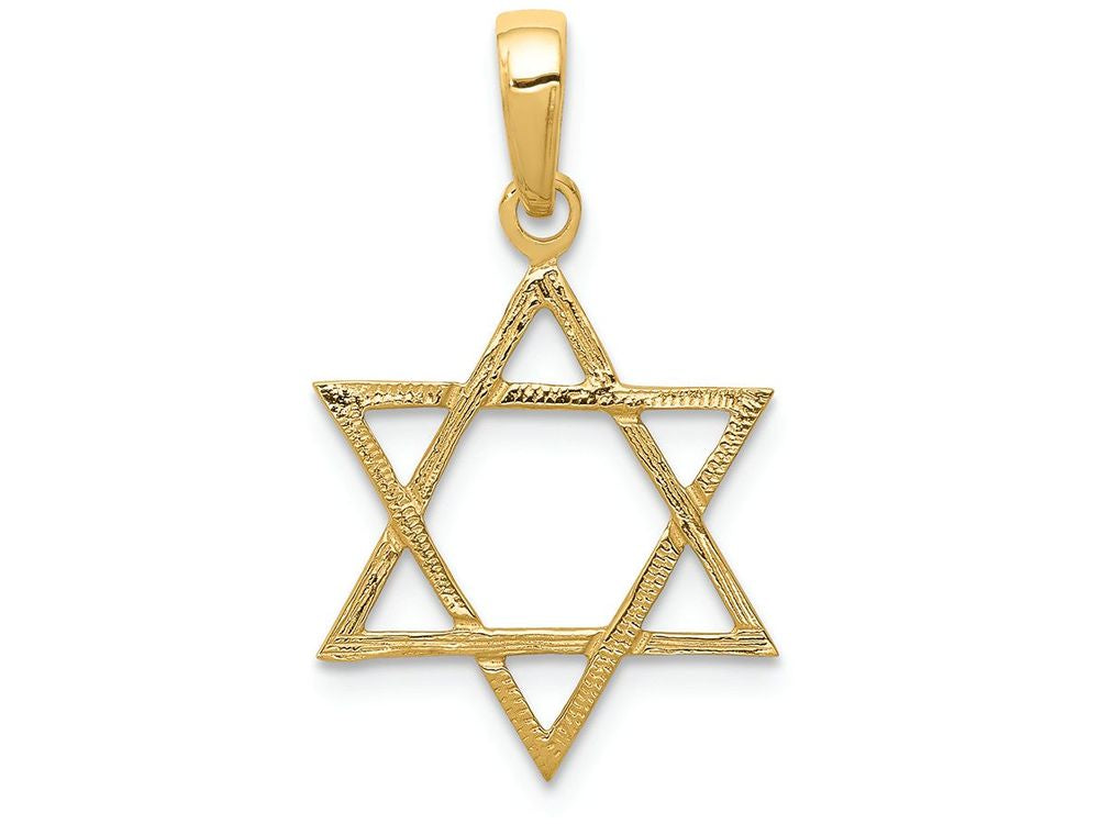 FJC Finejewelers 14k Yellow Gold Star Of David Charm