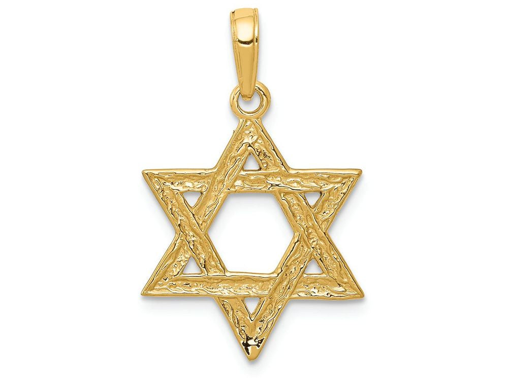 FJC Finejewelers 14k Yellow Gold Star Of David Charm