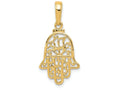 FJC Finejewelers 14k Yellow Gold Chamseh Charm
