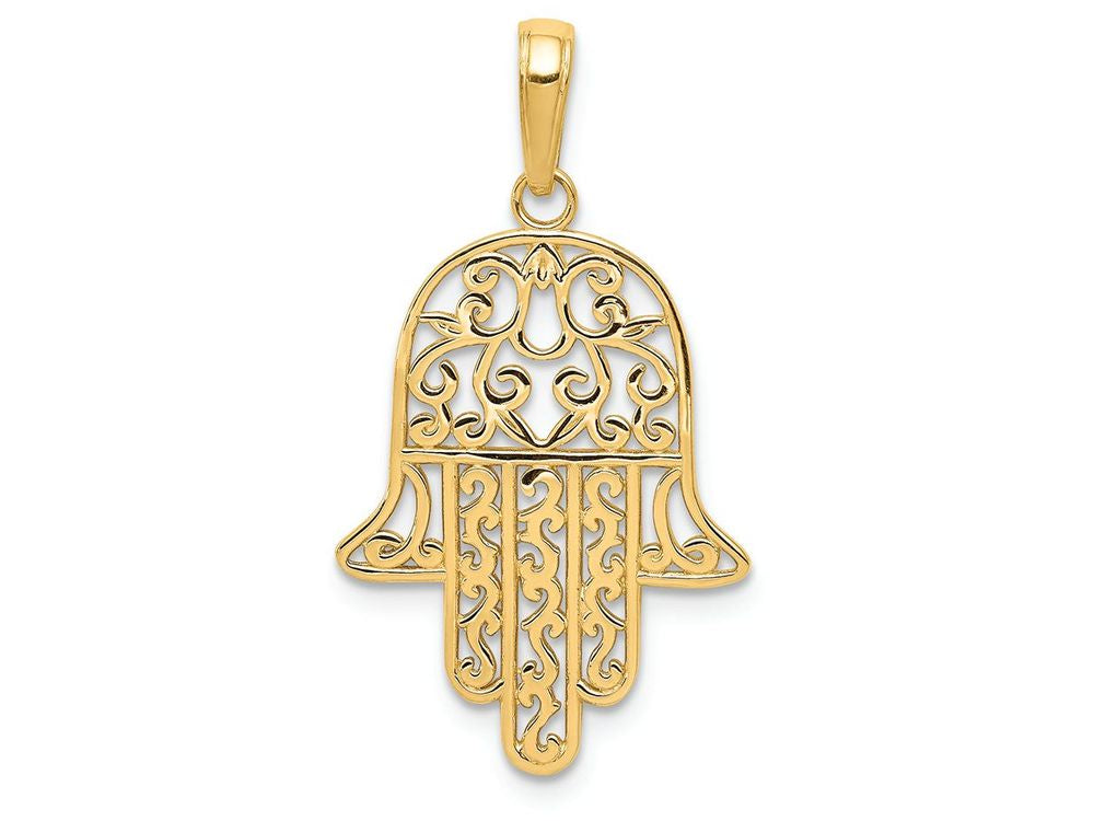 FJC Finejewelers 14k Yellow Gold Chamseh Charm