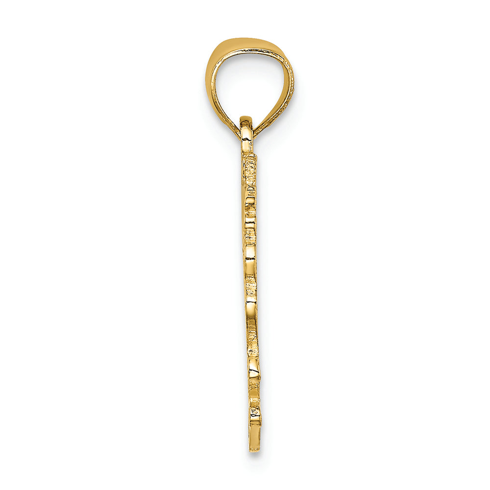 FJC Finejewelers 14k Yellow Gold Best Mom Charm