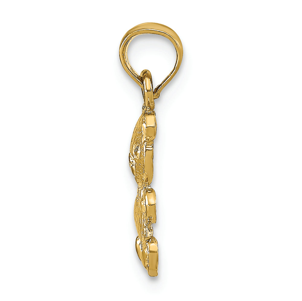 FJC Finejewelers 14k Yellow Gold  Teddy Bear Charm