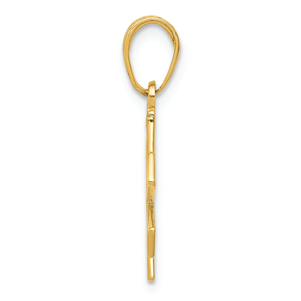 FJC Finejewelers 14k Yellow Gold Paramedic Emt Symbol Charm