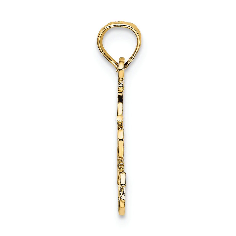 FJC Finejewelers 14k Yellow Gold I Do Nails Charm