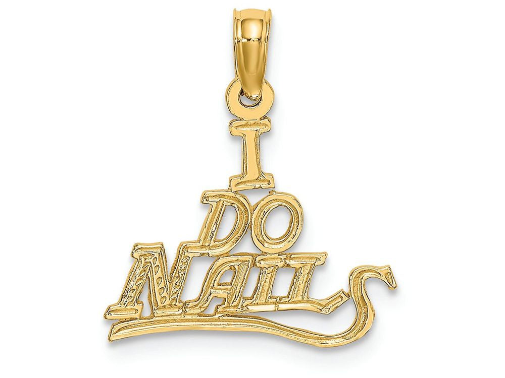 FJC Finejewelers 14k Yellow Gold I Do Nails Charm