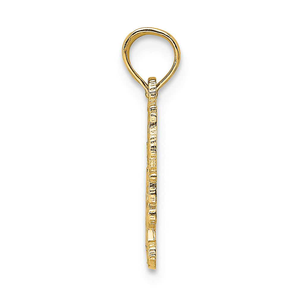 FJC Finejewelers 14k Yellow Gold I Heart To Cook Charm