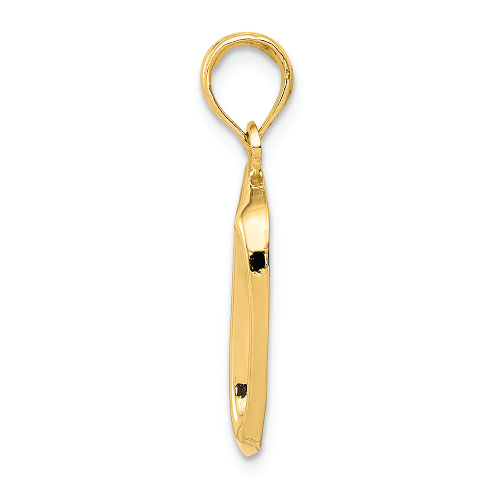 FJC Finejewelers 14k Yellow Gold Dog Bowl Charm