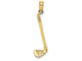 FJC Finejewelers 14k Yellow Gold 3d Club Charm