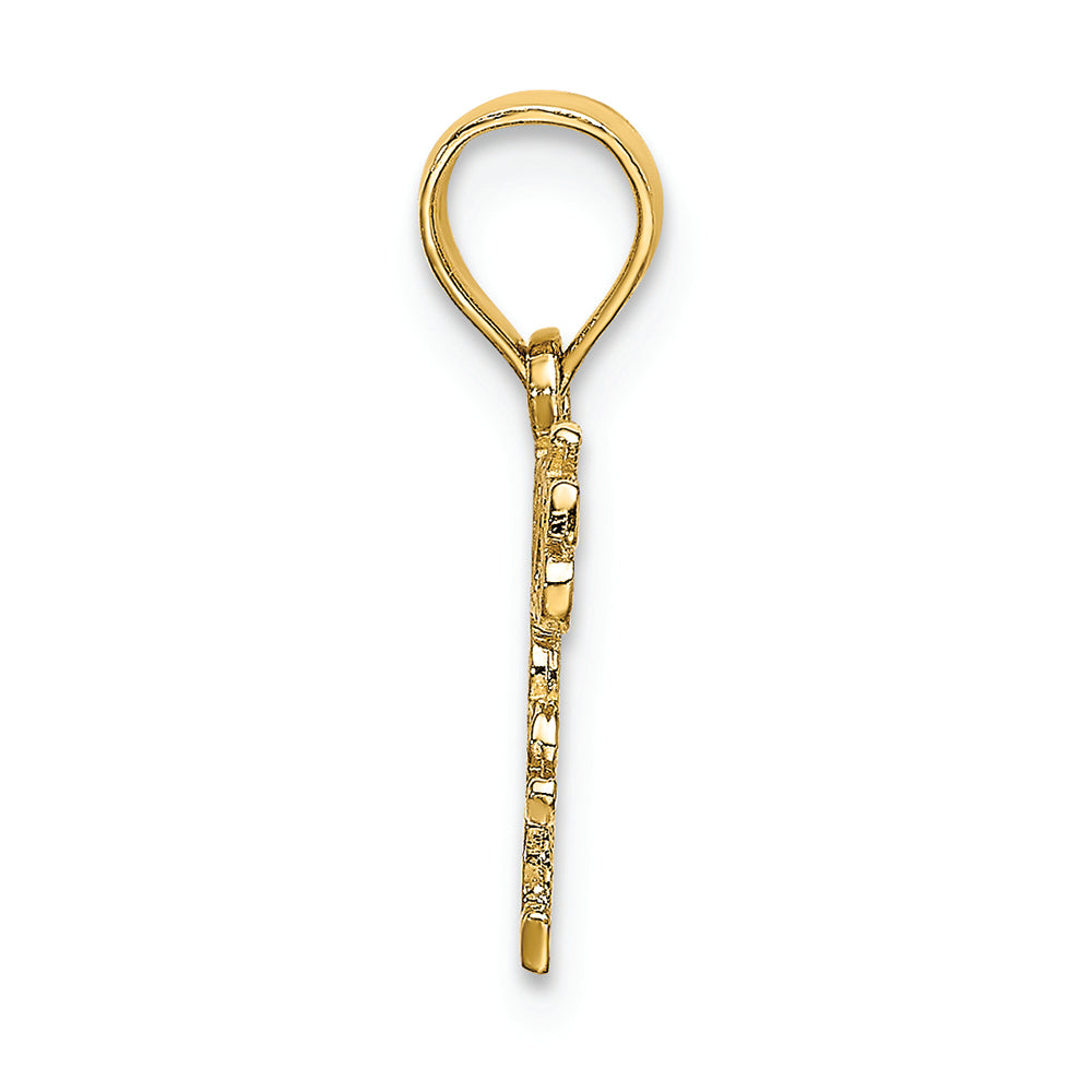 FJC Finejewelers 14k Yellow Gold Polished Daddy's Little Girl Charm