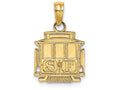 FJC Finejewelers 14k Yellow Gold Polished San Francisco Train Charm