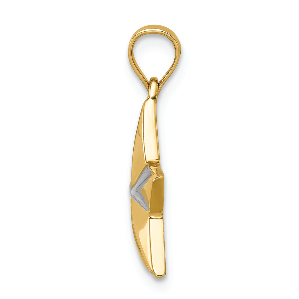 FJC Finejewelers 14k Yellow Gold Polished Star Charm