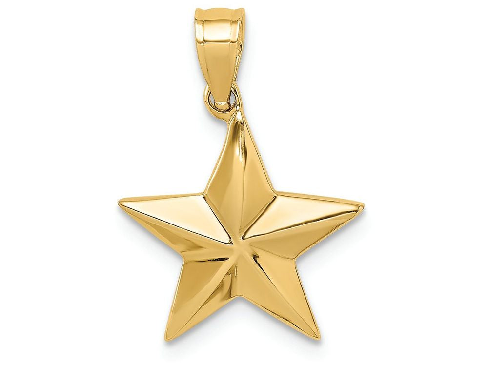 FJC Finejewelers 14k Yellow Gold Polished Star Charm