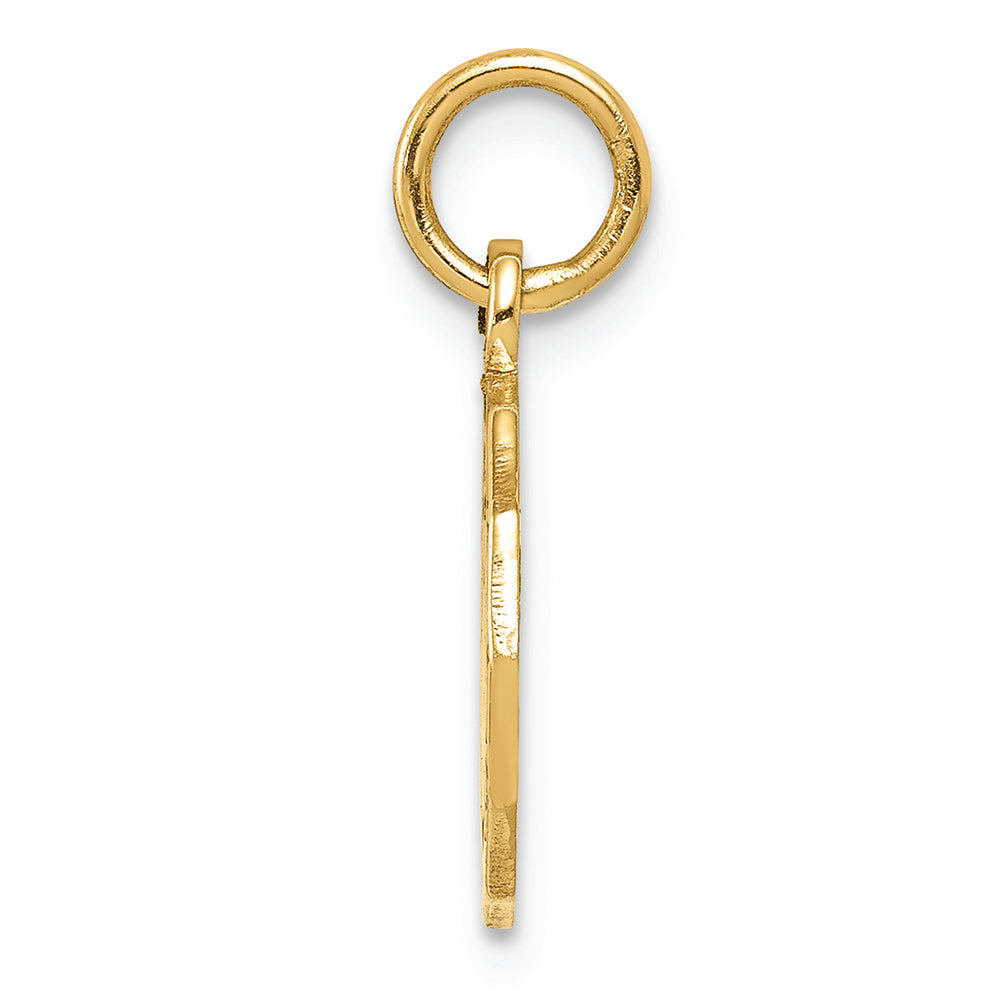FJC Finejewelers 14k Yellow Gold Baptism Polished Charm