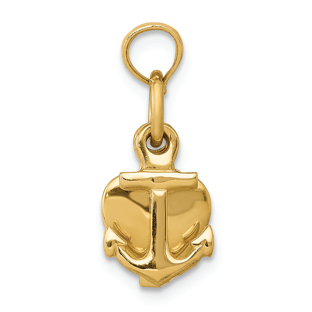FJC Finejewelers 14k Yellow Gold Faith  Hope Charity Charm