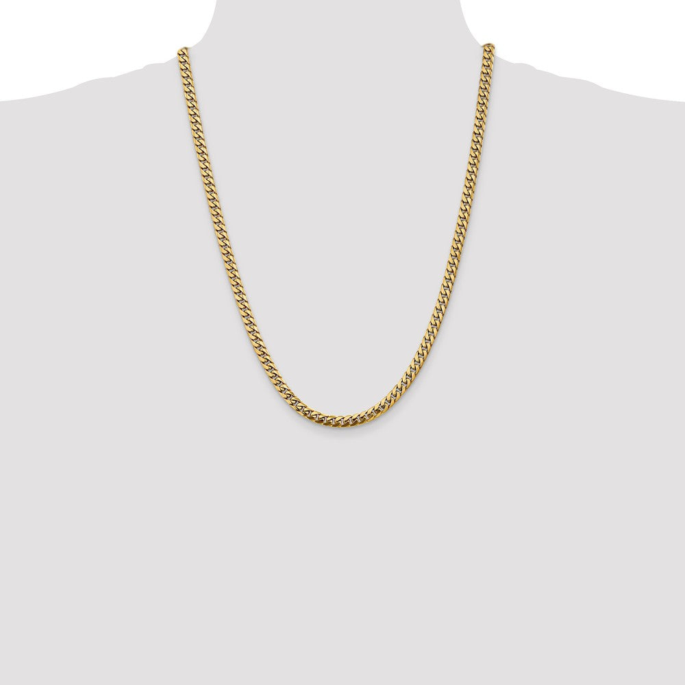 FJC Finejewelers 24 Inch 14k 5mm Domed Curb Chain Necklace